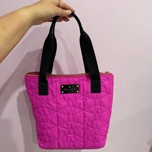 Kate Spade neoprene pink bag